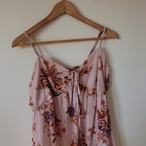 🌸America Eagle Outfitters | Pink Floral Tank Top